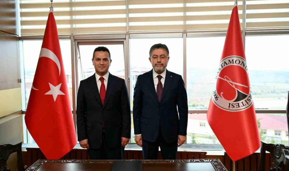 Tarım ve Orman Bakanı İbrahim Yumaklı, Kastamonu Üniversitesi Rektörü Prof.