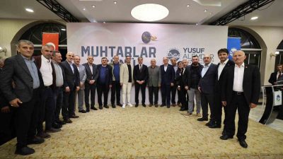 Muhtarlar Günü çerçevesinde Sakarya’nın 16 ilçesindeki muhtarlarla bir araya gelen