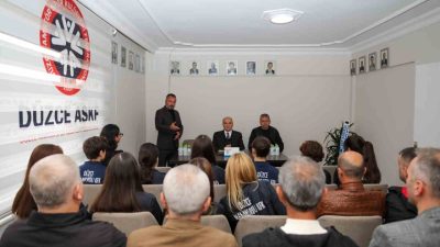 Düzce Belediye Başkanı Dr. Faruk Özlü, Amatör Spor Haftası kapsamında