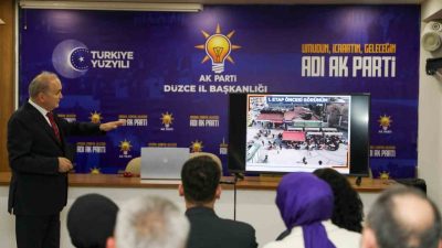 Düzce Belediye Başkanı Dr. Faruk Özlü, Cedidiye Kent Meydanı Projesi