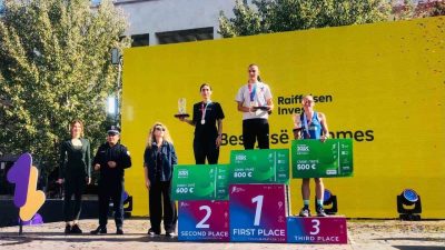 Bilecikli Sebahat Demir, Tiran Maratonu’nda 10 kilometre kadınlar genel klasmanında