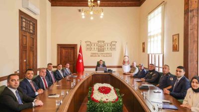 Bilecik Valisi Faik Oktay Sözer başkanlığında “İl Asayiş ve Güvenlik