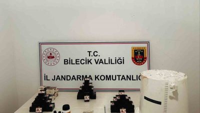 Bilecik’in Söğüt ilçesinde jandarma ekiplerince düzenlenen operasyonda çok sayıda kaçak