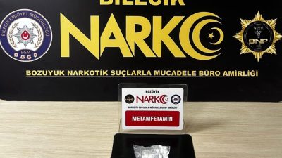 Bilecik İl Emniyet Müdürlüğü Narkotik Suçlarla Mücadele Şube Müdürlüğünce Bozüyük