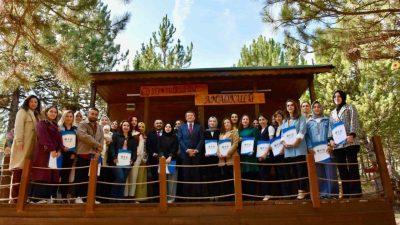 Bilecik’te 32 okul öncesi öğretmeni “Orman Pedagojisi” projesi kapsamında eğitimi