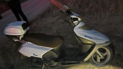 Bilecik’te seyir halinde kontrolden çıkan motosiklet devrildi, sürücüsü yaralandı. Kaza,