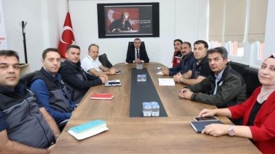 Bilecik İl Tarım ve Orman Müdürü Çetin Ayvalık, şube müdürleriyle