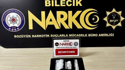 Bilecik’in Bozüyük ilçesinde gerçekleştirilen uyuşturucu operasyonunda bir şüpheli yakalanırken, operasyonda