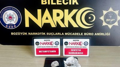 Bilecik’te polis ekiplerince düzenlenen uyuşturucu operasyonunda 1 kişi yakalandı. Bilecik