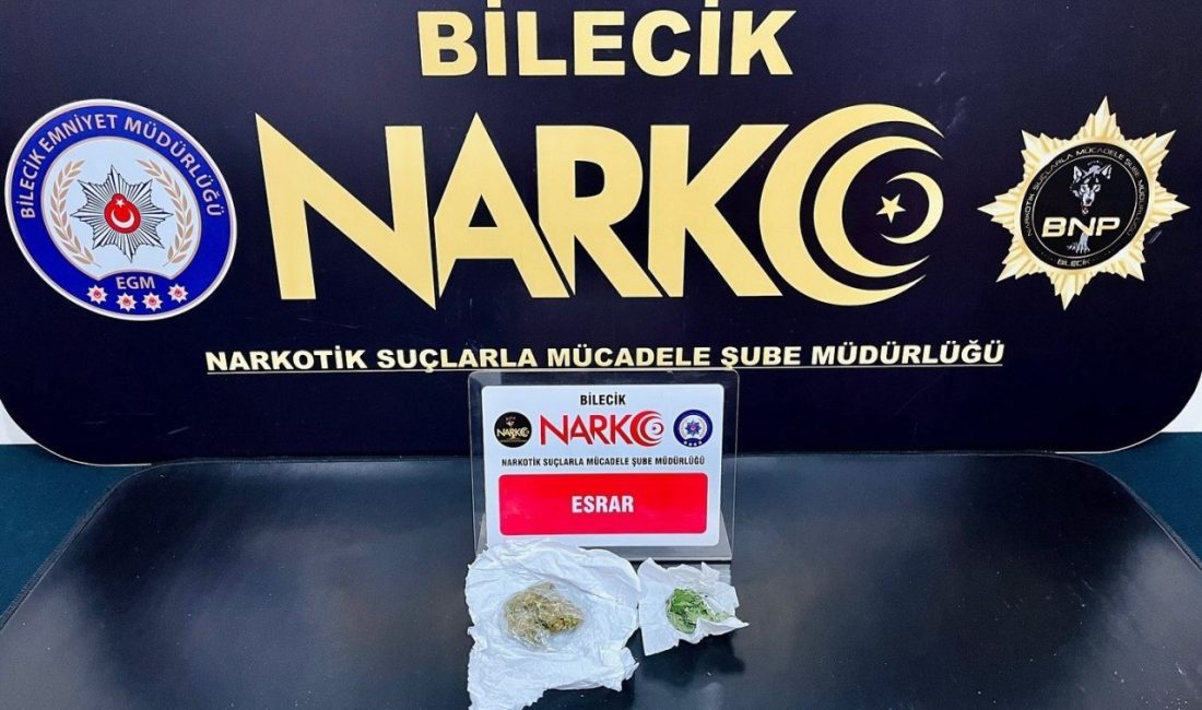 Bilecik’te uyuşturucu operasyonu: 2 şüpheli yakalandı Bilecik’te düzenlenen uyuşturucu operasyonunda 2 şüpheli gözaltına alındı. Bilecik İl