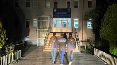 Bolu’da hakkında kesinleşmiş 13 yıl hapis cezası bulunan şahıs yakalanarak