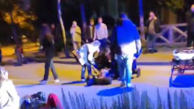 Bolu’da cipin motosiklete çarpması sonucu meydana gelen trafik kazasında 2