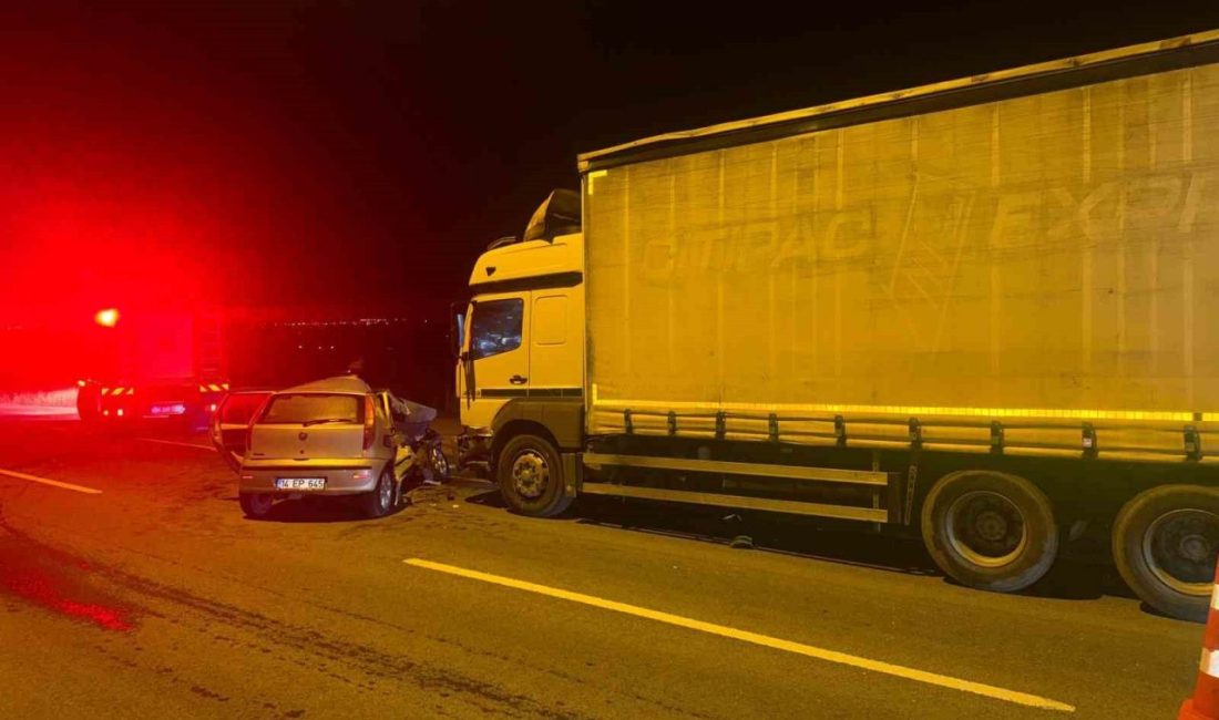 Bolu’da D-100 kara yolunda karşıdan karşıya geçmek isteyen sürücünün kullandığı