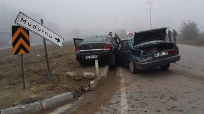 Bolu’nun Mudurnu ilçesi girişinde bulunan sürekli kazaların meydana geldiği dönel