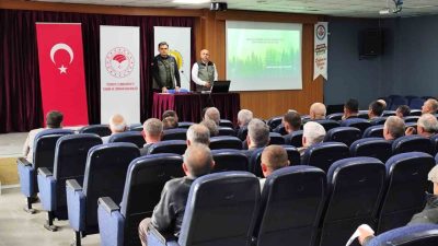 Bilecik’in Bozüyük ilçesinde Bozüyük Orman İşletme Müdürlüğü tarafından orman kesim