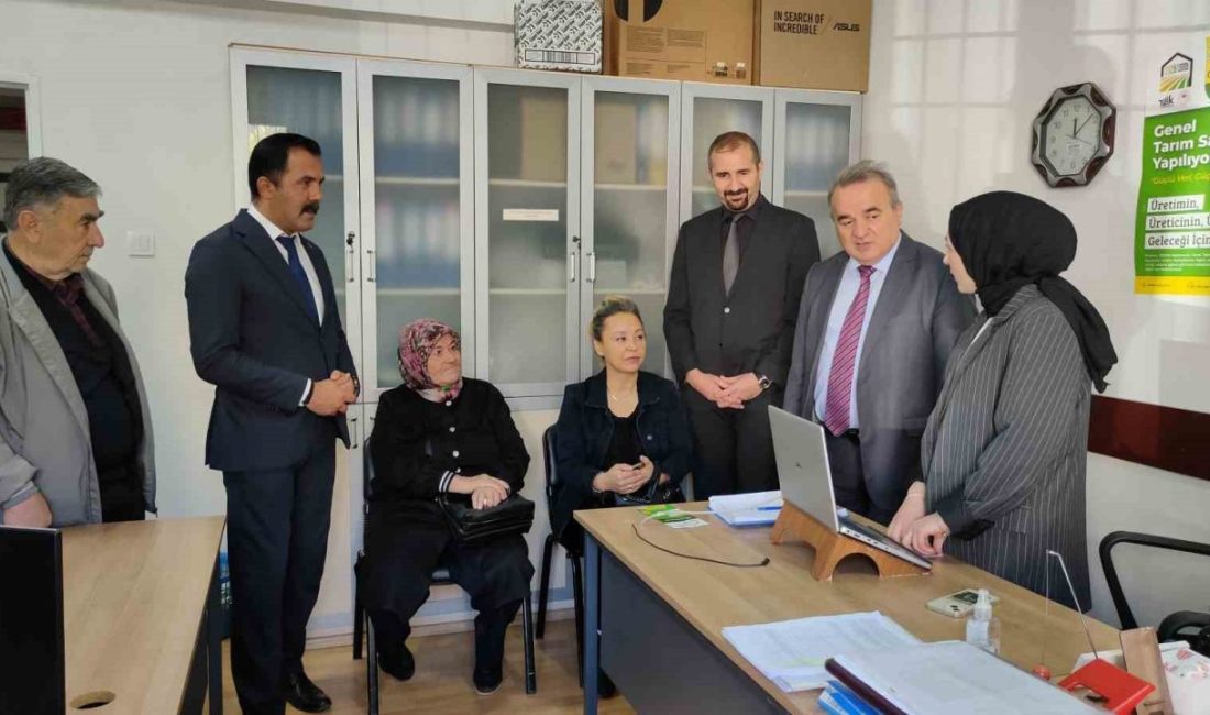 Bozüyük’te 2025 Genel Tarım Sayım kayıtları Tarım ve Orman Bakanlığı ile Türkiye İstatistik Kurumu (TÜİK) arasında