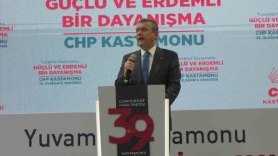 CHP Genel Başkanı Özgür Özel, partisinin Kastamonu İl Başkanlığı 39.