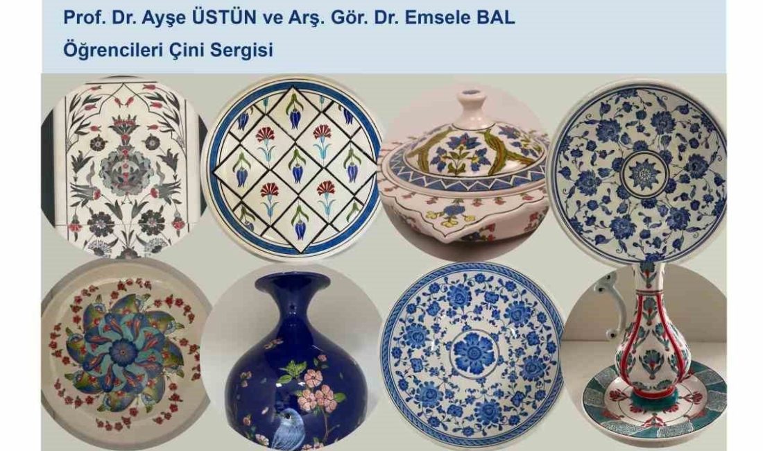 Çini sanatının gelenekten günümüze uzandığı sergi sanatseverlerle buluşuyor Sakarya’da, çini sanatının gelenekten günümüze uzanan yolculuğunu yansıtan sergi, 20