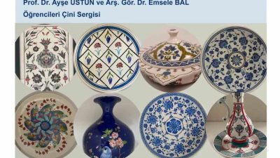 Sakarya’da, çini sanatının gelenekten günümüze uzanan yolculuğunu yansıtan sergi, 20