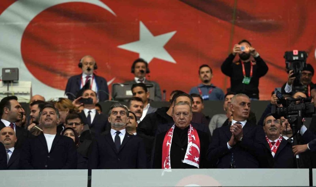Cumhurbaşkanı Erdoğan, Türkiye – Gürcistan maçında Cumhurbaşkanı Recep Tayyip Erdoğan, A Milli Futbol Takımı’nın Kocaeli’nde Gürcistan