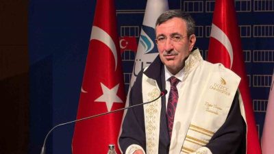 Düzce Üniversitesinin 2025-2026 Akademik Yılı Açılış Töreni’nde konuşan Cumhurbaşkanı Yardımcısı