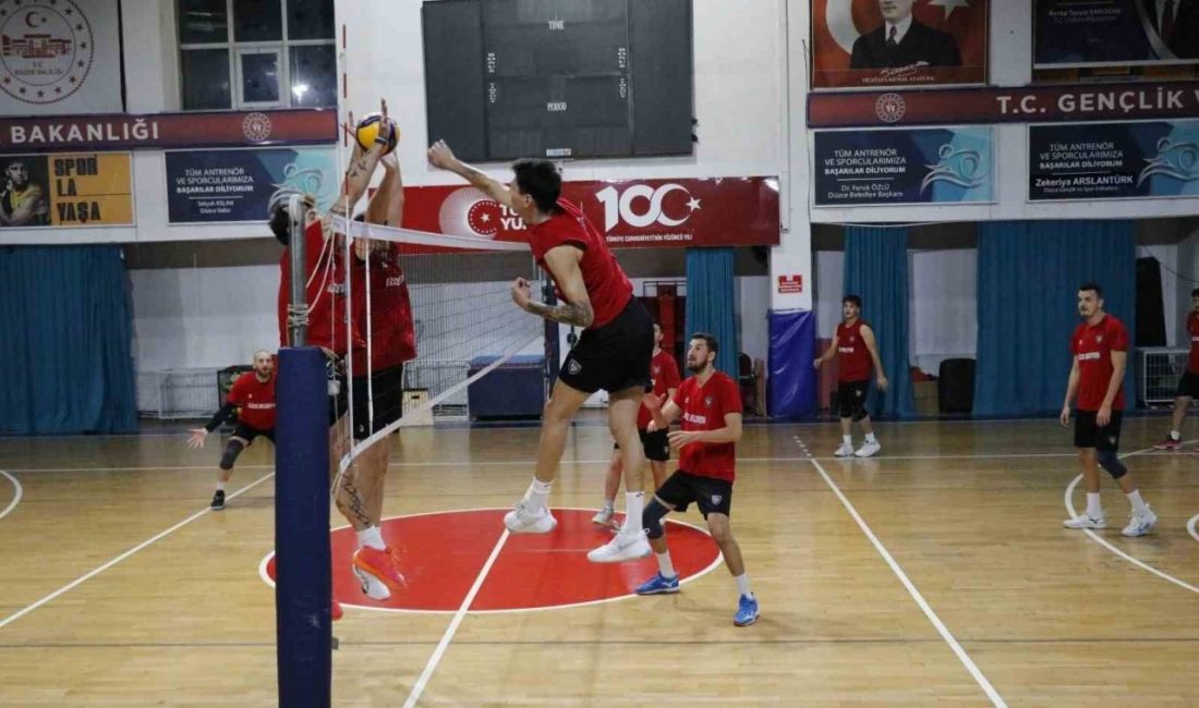 Dev maç Yüzce’de Türkiye Voleybol Federasyonu Erkekler 1. Liginde mücadele eden Düzce Belediyesi