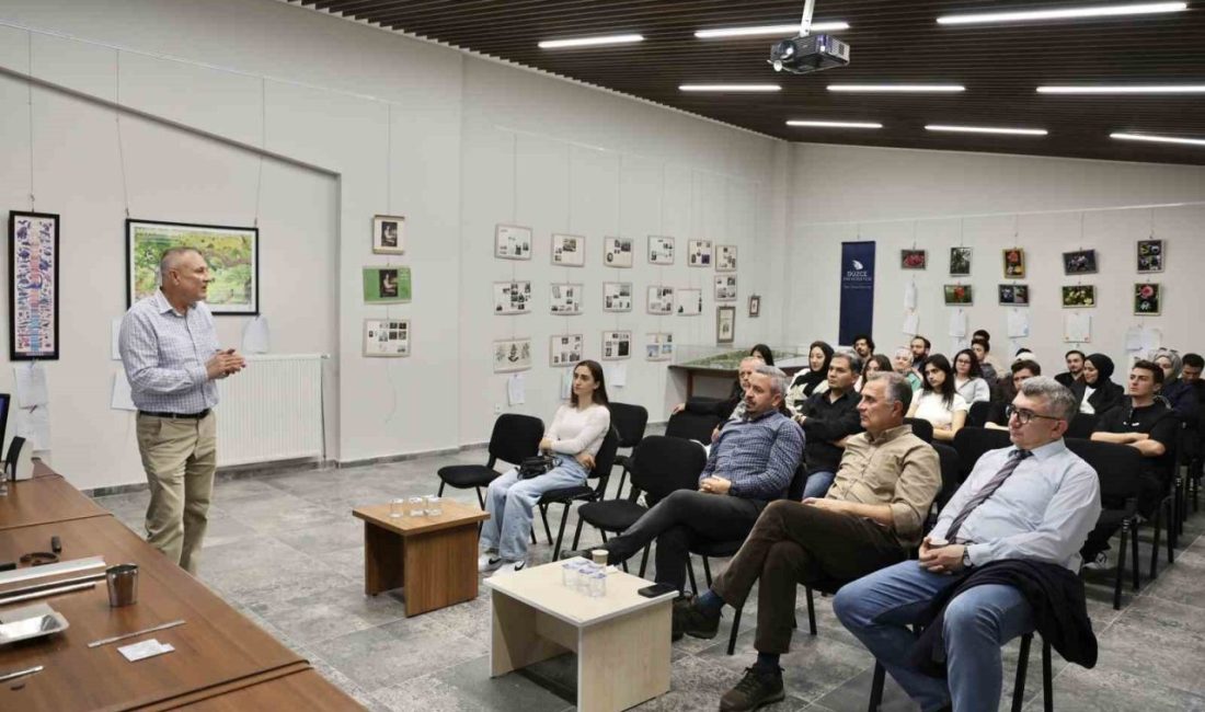 Doğa ve mühendislik 13. bağ, bahçe, çiçek konferanslarında buluştu Düzce Üniversitesi Süs ve Tıbbi Bitkiler Üretim Uygulama ve Araştırma