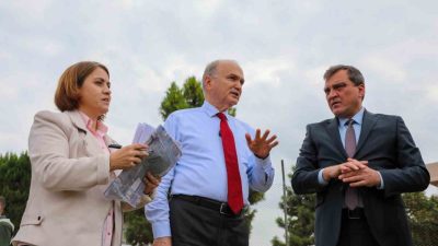 Düzce Belediye Başkanı Faruk Özlü, Millet Bahçesi 2. Etap’ta çalışmaların