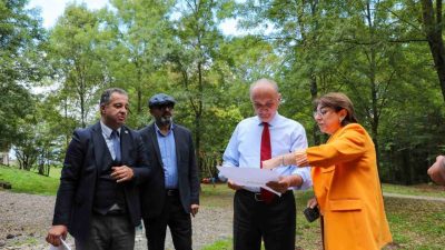 Düzce Belediye Başkanı Dr. Faruk Özlü, Aydınpınar Şelaleleri Tabiat Parkı