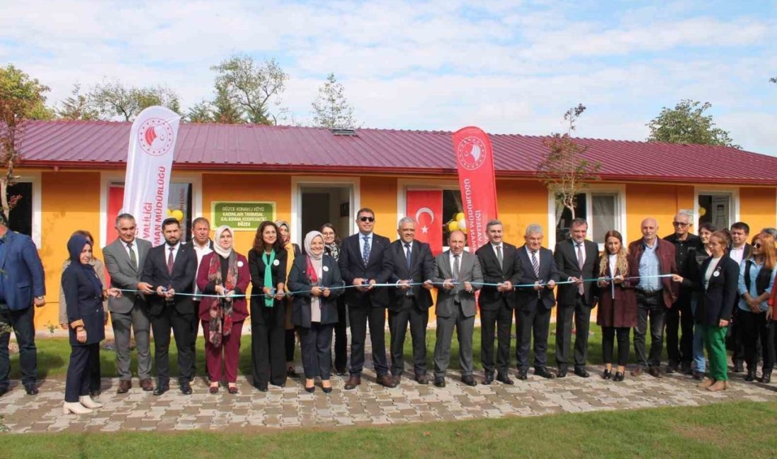 DÜZCE(İHA) – Düzce’nin Konaklı ve Develibesni köylerindeki kadın üreticilerin kurduğu