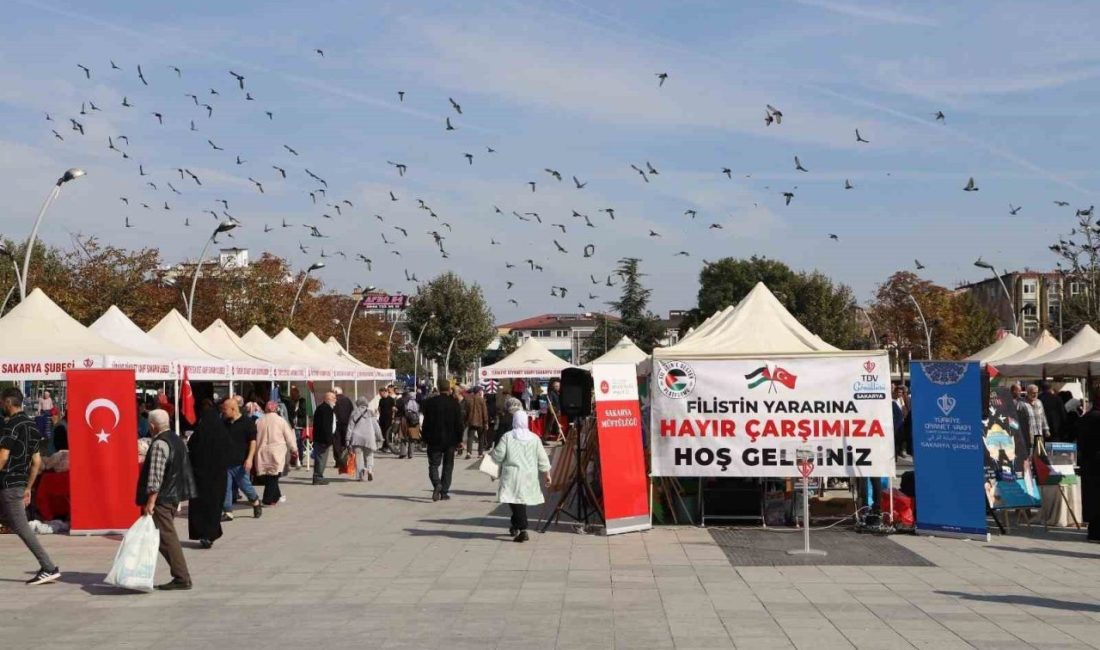 El emeğiyle gönül birliği: Sakarya, Filistin için hayır panayırı kurdu Sakarya’da Filistin halkına destek gayesiyle çeşitli el emeği ürünlerin ve