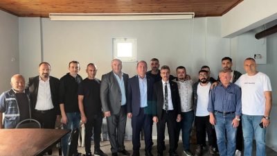 Hasanbey Mahallesinde Gençlik Merkezi çalışmalarını yerinde inceleyen Erenler Belediye Başkanı