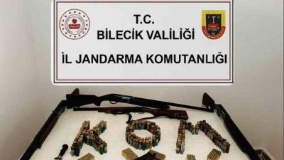 Bilecik’te jandarma tarafından 5 ayrı adrese yapılan eş zamanlı operasyonda