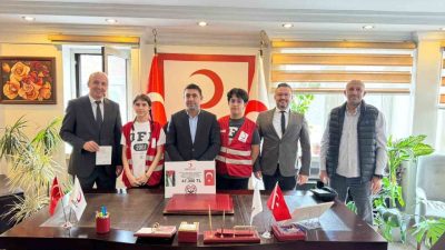 DÜZCE(İHA) –Düzce Fen Lisesi öğrencileri, Türk Kızılay’ın Filistin’de yürüttüğü insani