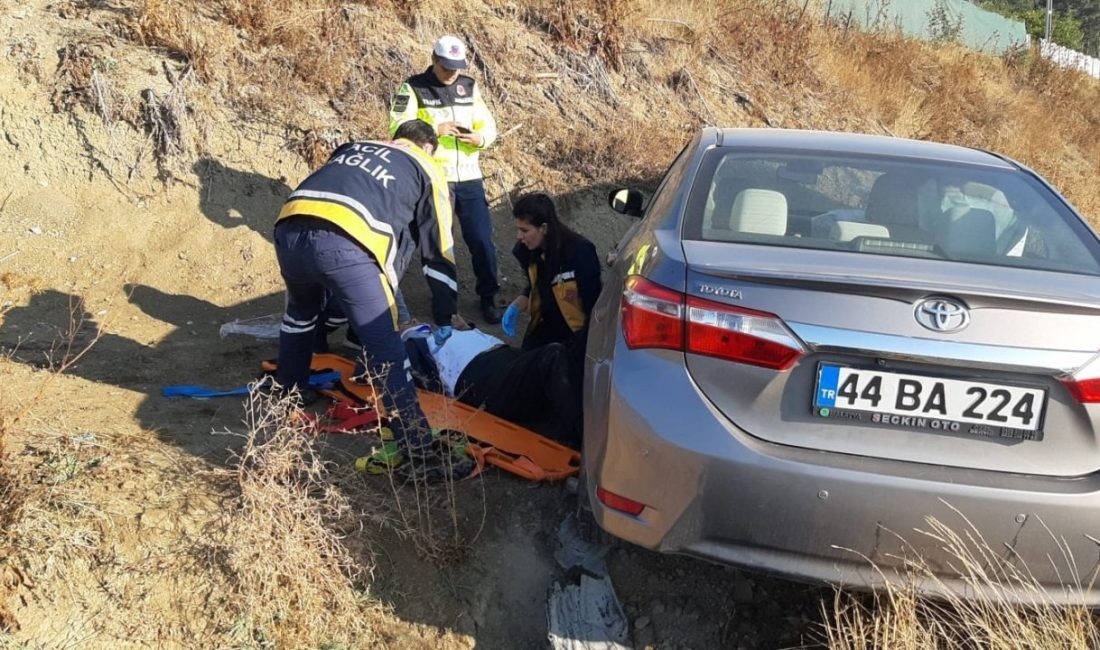 Bolu-Mudurnu kara yolunda hastaneye gitmek üzere Beypazarı’ndan yola çıkan yaşlı