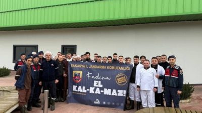 Sakarya İl Jandarma Komutanlığına bağlı ekiplerce, Söğütlü Organize Sanayi Bölgesi’nde