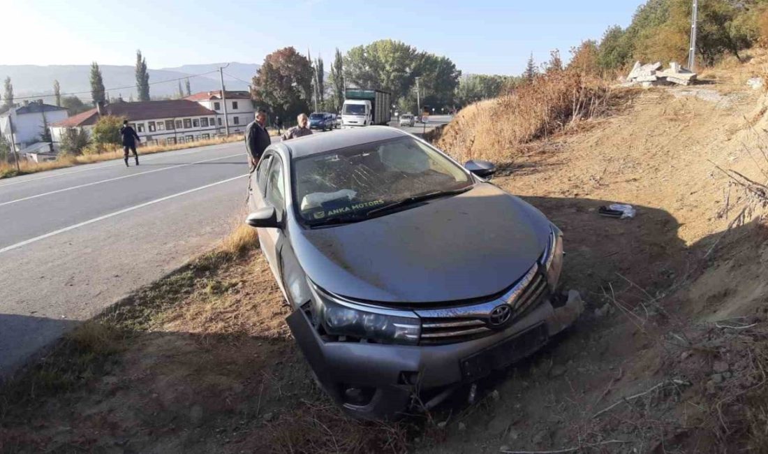Bolu-Mudurnu kara yolunda meydana gelen trafik kazasında ağır yaralanan yaşlı