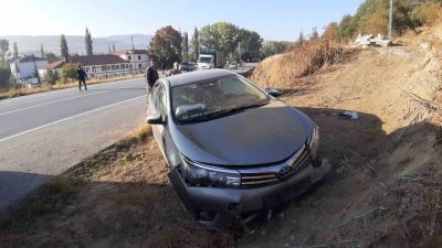 Bolu-Mudurnu kara yolunda meydana gelen trafik kazasında ağır yaralanan yaşlı