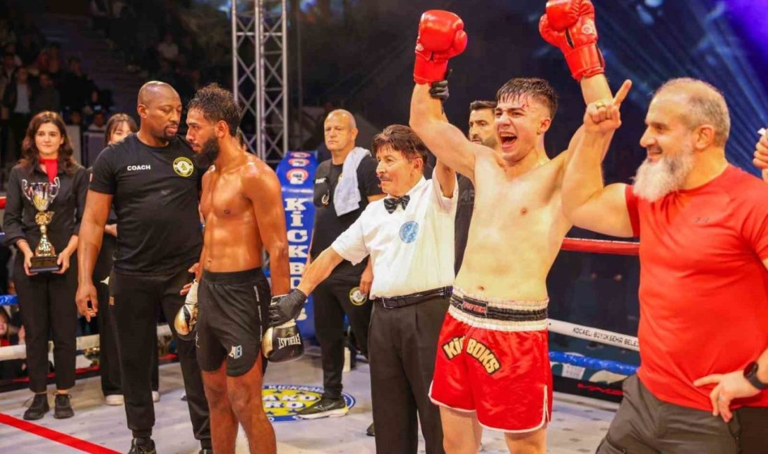 Kocaeli’de düzenlenen Uluslararası Kick Boks Kemer Şampiyonası geniş katılım ve