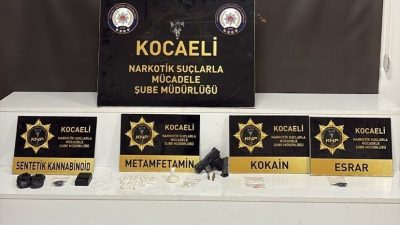 Kocaeli İl Emniyet Müdürlüğü ekiplerinin Gölcük ve İzmit ilçelerinde düzenlediği