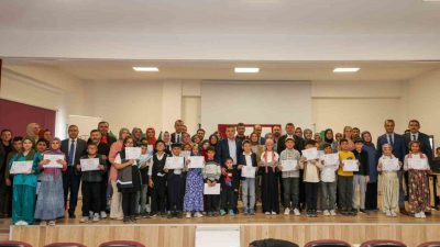 Bilecik’te düzenlenen ‘Lider çocuk tarım kampı’ kapsamında öğrenciler, kooperatifçilik temalı