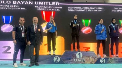Körfez Gençlerbirliği Spor Kulübü’nün başarılı karatecileri, Türkiye Şampiyonası’nda elde ettikleri