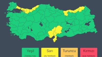 DÜZCE(İHA) – Meteoroloji Genel Müdürlüğü’nden alınan son bilgilere göre 9