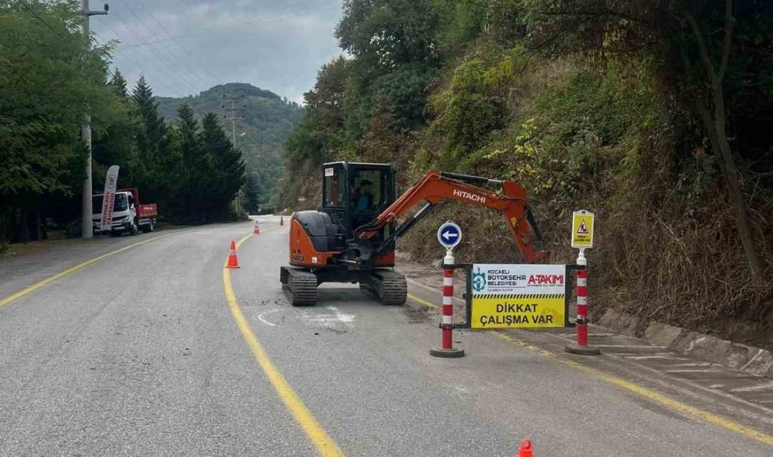Muhtemel taşkınlara karşı V kanalları temizleniyor Kocaeli Büyükşehir Belediyesi, sonbahar yağışları öncesinde muhtemel su taşkınlarını önlemek