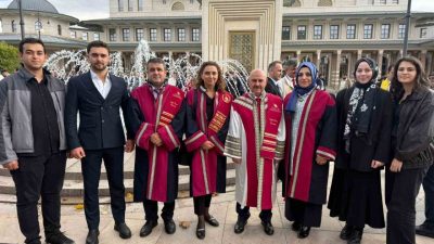 Düzce Üniversitesi Rektörü Prof. Dr. Nedim Sözbir ve beraberindeki heyet,
