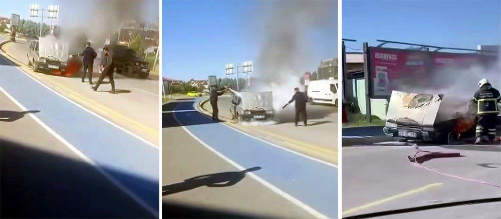 Sakarya’da TOFAŞ alev topuna döndü Sakarya’nın Serdivan ilçesinde seyir halindeyken alev alan otomobil, vatandaşların yangın