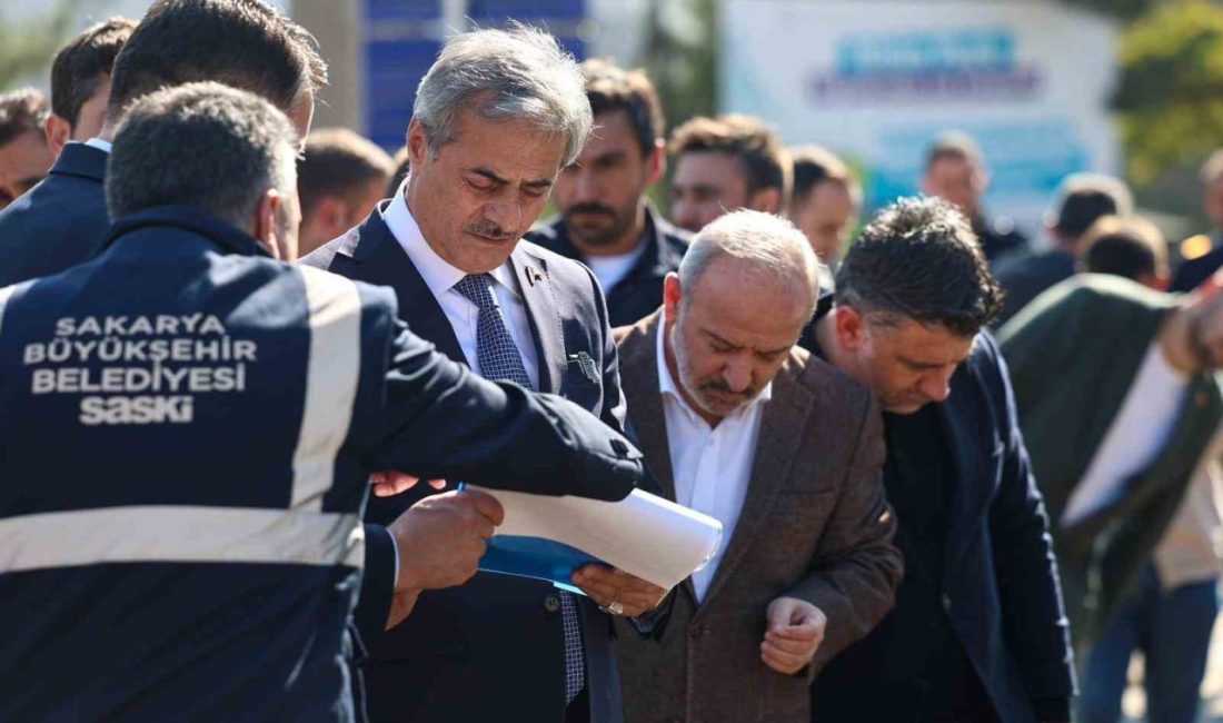 Sakarya Büyükşehir Belediye Başkanı Yusuf Alemdar, Söğütlü’de devam eden altyapı