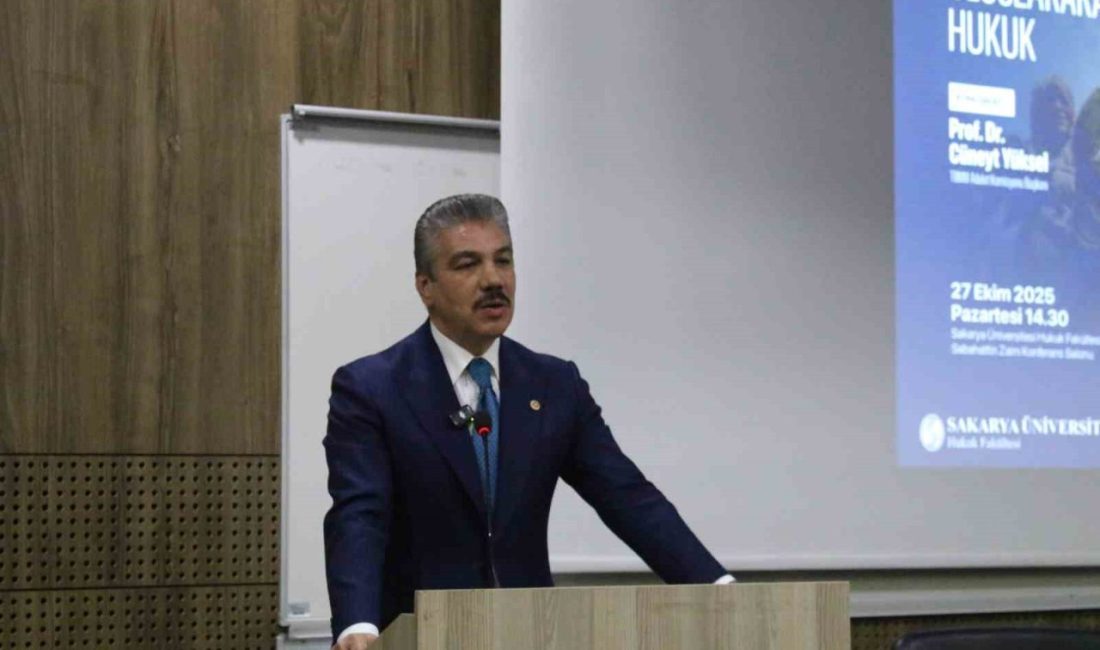 TBMM Adalet Komisyonu Başkanı Yüksel: “Gazze’de yaşananlar uluslararası hukukun sınavı” TBMM Adalet Komisyonu Başkanı Prof. Dr. Cüneyt Yüksel, Sakarya Üniversitesinde