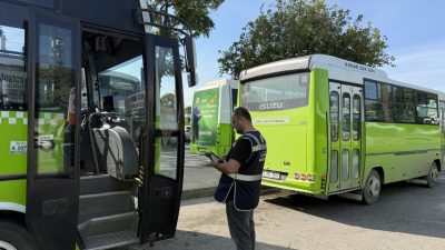 Kocaeli Büyükşehir Belediyesi, toplu taşımada vatandaşların güvenliği ve konforu için