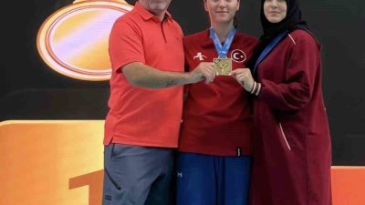 Bilecikli genç kadın karateci Tuğba Çürük, Türkiye Karate Şampiyonası’nda gösterdiği
